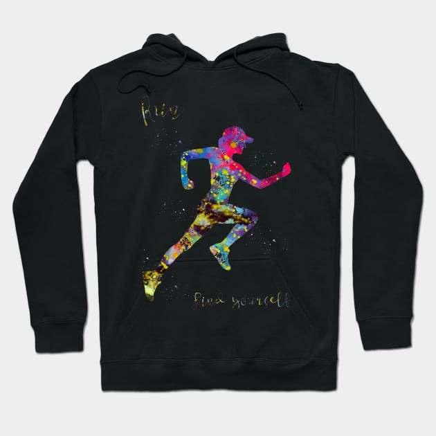 Run Hoodie by erzebeth